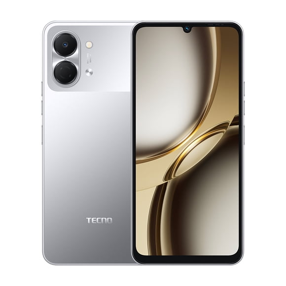 Celular TECNO Spark Go 3 Gris 128GB, 4GB RAM Desbloqueado Dual SIM
