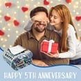 thumbnail image 3 of LHSHID Wooden Blanket Gift for Wife Husband 5th Wedding Anniversary 60x80in, 3 of 7