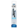 thumbnail image 2 of Oral-B Clic Toothbrush Ultimate Clean Replacement Brush Heads, Black 2 Pack, 2 of 14