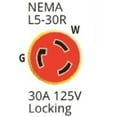 thumbnail image 4 of Marinco 30A 125V 35 Foot Marine Power Cord, Yellow, 4 of 4