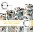 thumbnail image 6 of Green Brown Botanical Blackout Curtains for Bedroom/Living Room, Thermal Insulated Kitchen Curtains, Farmhouse Eucalyptus Leaves Grommet Darkening Window Treatment Drapes 42"x63"x2, 6 of 8