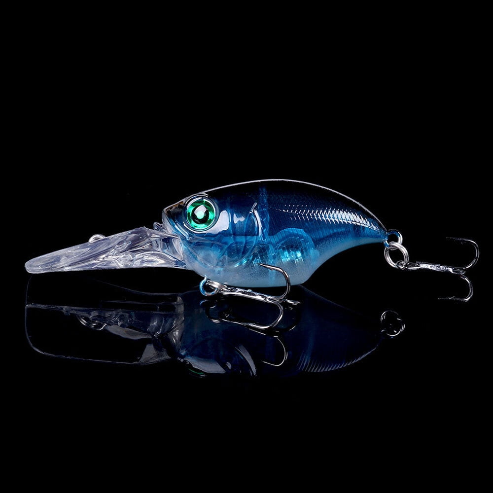 10PCS Sinking Crankbait Fishing Lures Minnow Hooks Tackle Plastic Bait 7.5cm/11g