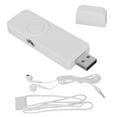 White Slim Portable Music Player MP3 Player 8GB Memory 64GB Expandable USB Flash Drive Support