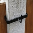 thumbnail image 3 of El Soporte Fijación Metal para Columna Cerca con Clip para Columna Concreto Alta Resistencia Es Adecuado para Columnas Concreto Sección 4 Pulgadas, 2 Unidades, 3 of 6