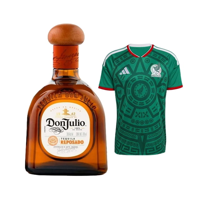 Tequila Don Julio Reposado 700 ml + Jersey Verde Hombre M