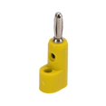 thumbnail image 5 of 10Pcs/Set 4mm Solderless Banana Plug Stackable Open Screw 30V AC?60V DC Maximum 24A for Electronics Industrial EquipmentYellow, 5 of 5