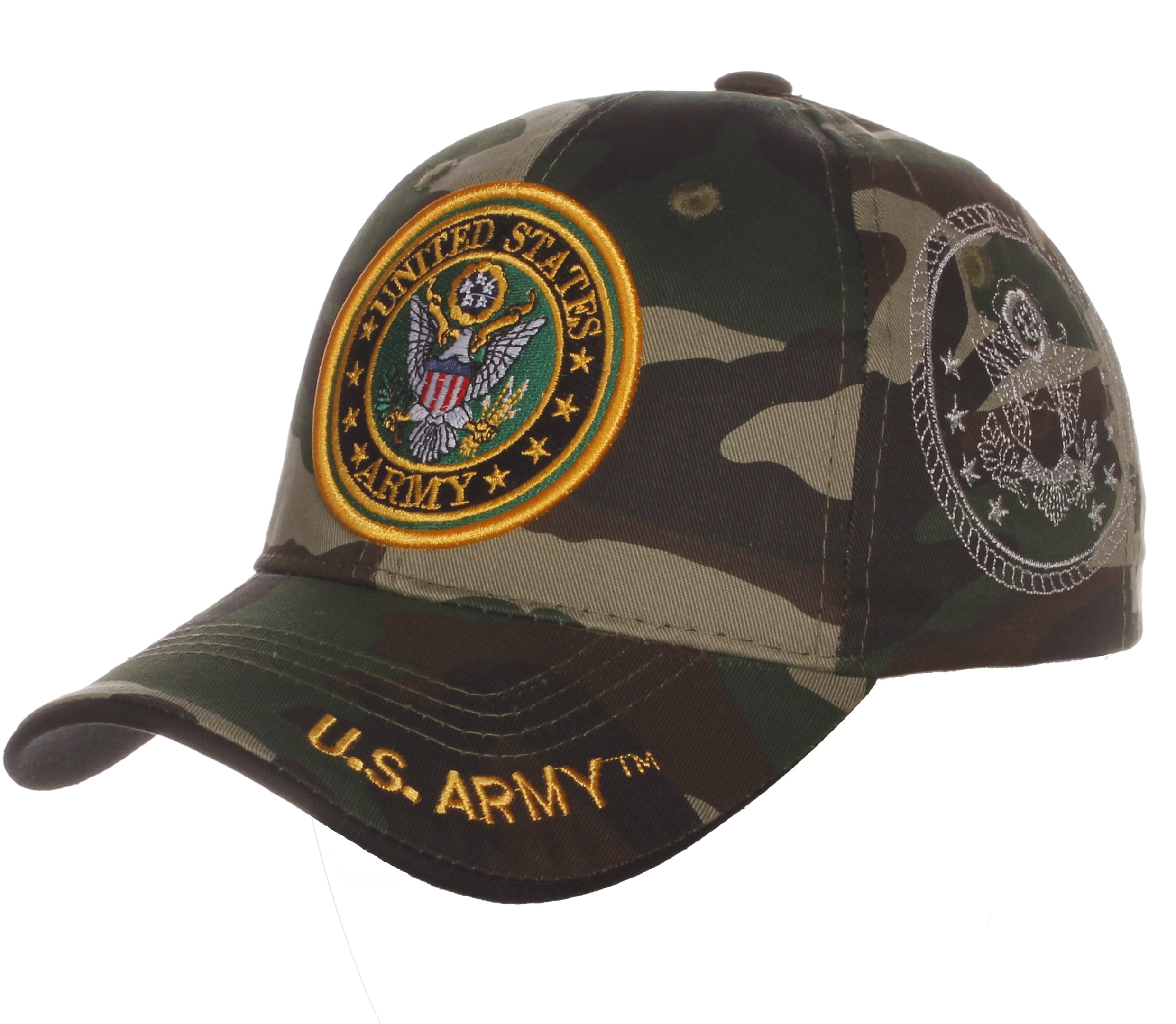 US Army Official License Structured Front Side Back and Visor ...