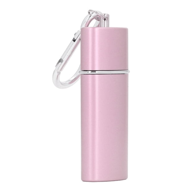 Mini Cenicero Portátil de Bolsillo, Capacidad Moderada Mini Llavero de Cenicero Gran Aleación de Zinc de Apertura para cigarrillos para al aire libre