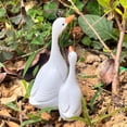 thumbnail image 3 of Goose Statue Resin Ornament, Farmhouse Living Room Decor Cute Aesthetic Room Decor for Coffee Table Shelf Display Home and Office Decoration, 1 Pack, 3 of 6