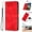 red, variant on for iPhone 16E Wallet Case, with Card Slots Holder Magnetic Closure Phone Case, Premium PU Leather Shockproof Kickstand Flip Protective Purse Cover