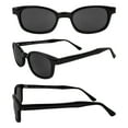 thumbnail image 7 of Pacific Coast Sunglasses X-KD's Classic Biker Sunglasses Black Frames & Smoke Lens, 7 of 7