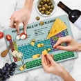 thumbnail image 4 of Periodic Table Cutting Board, Art for Room Science Lab Chemistry Club Camp Print, Decorative Tempered Glass Cutting and Serving Board, Large Size, Multicolor, by Ambesonne, 4 of 5