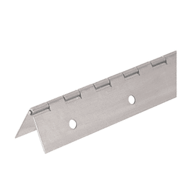 CRL 3200NS Nickel on Steel Piano Hinge with 2" Open Width