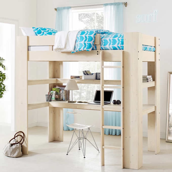 étagère lit mezzanine