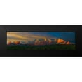 thumbnail image 2 of Johnson, George 24x9 Black Modern Framed Museum Art Print Titled - Sedona Sunset, 2 of 5