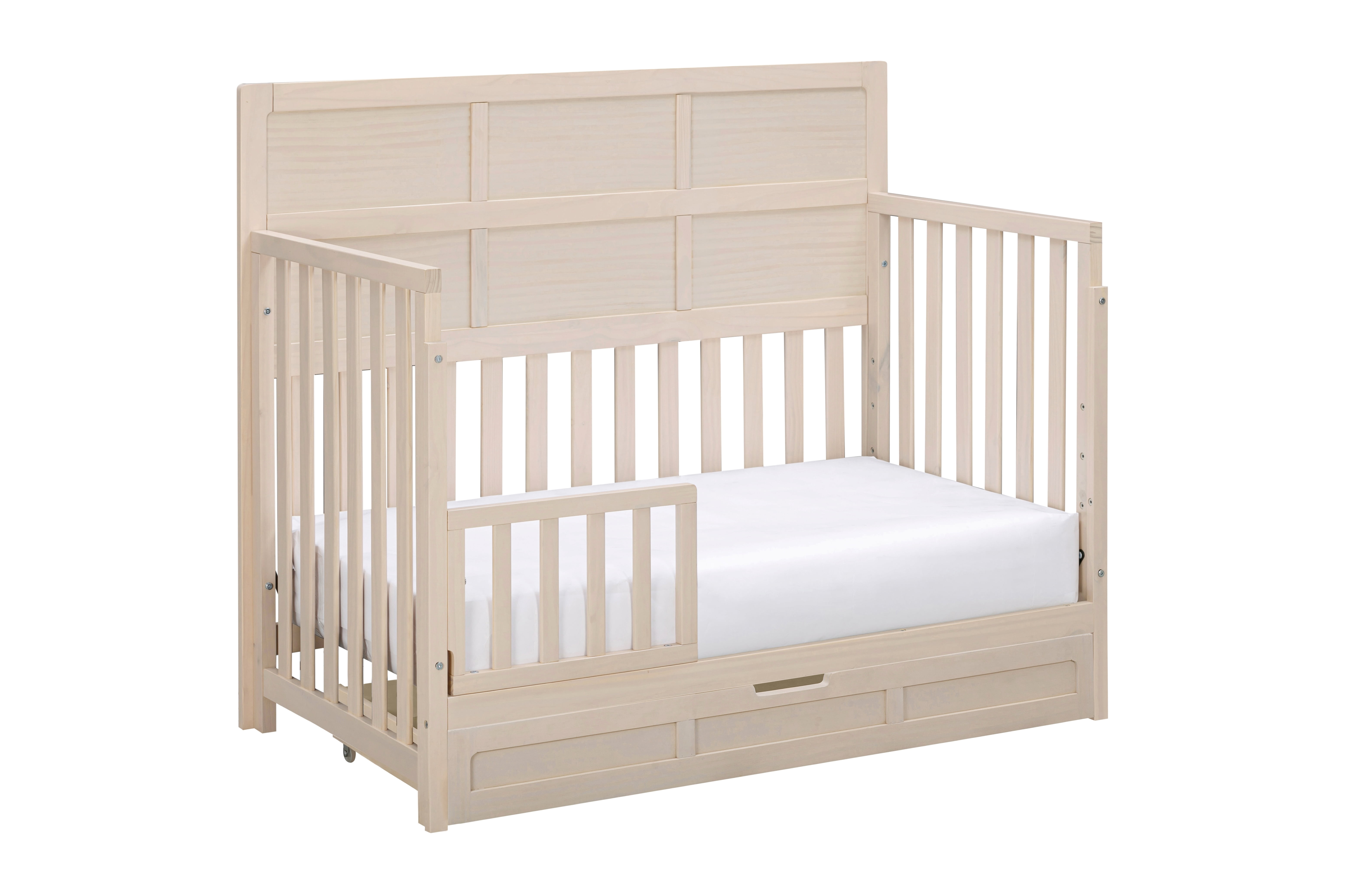 Suite Bebe Reign Toddler Guardrail and Stabilizer Bar in Washed Natural