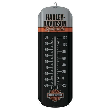 UPC 661154100239 product image for Harley-Davidson Retro Motorcycles Mini Metal Thermometer - Black HDL-10023, Harl | upcitemdb.com