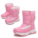 thumbnail image 5 of Zapatos Invierno Tobillo Botas Nieve para Niñas Con Pieles Forradas Impermeable, 5 of 9