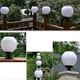 thumbnail image 4 of Led 200mm Solar Wall Pillar Lamp Outdoor Round Ball Round Light Pathway Light, 4 of 5
