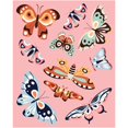 thumbnail image 2 of Kit de pintura por números Pink Picasso Mid Century Modern 20x25 cm, 2 of 8