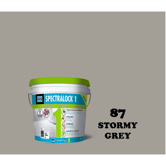Laticrete Spectralock 1 Pre-Mixed Grout - 1 Gallon - Stormy Grey