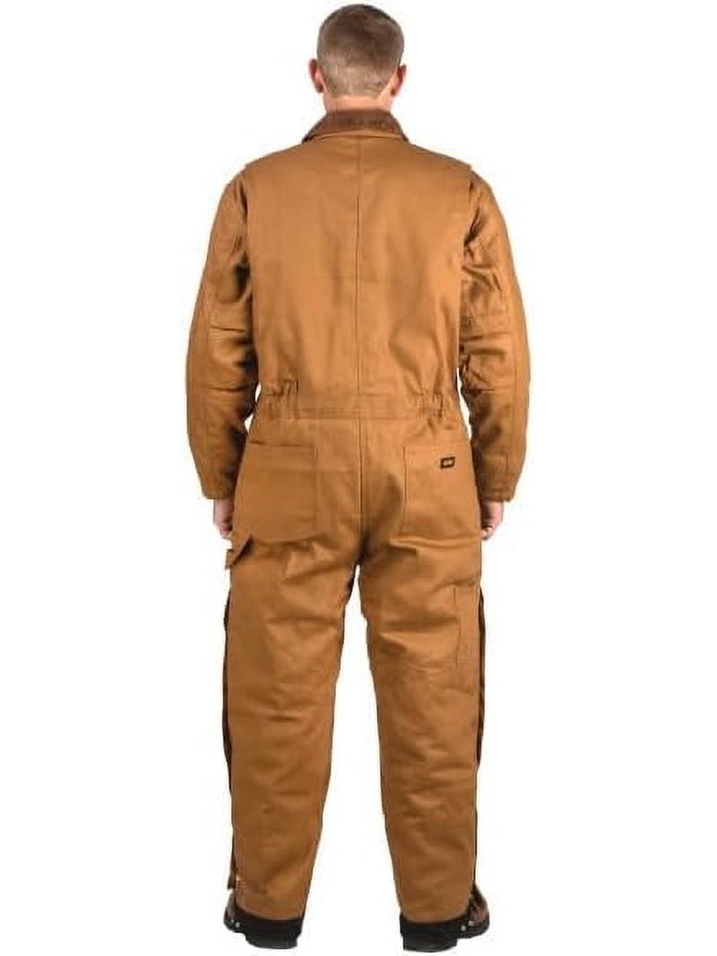 Men's Tall Zero-Zone Duck Insulated Coverall - PECAN - LT