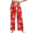 thumbnail image 6 of Unisex Christmas Pajama Pants Women Men Couples Pjs Pants Lough Pants Unisex Pajama Bottom for Xmas Family Matching Pajama Costume Christmas Gifts, 6 of 9