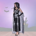 thumbnail image 3 of 1 juego disfraz con patrón de calavera para decoración de Halloween, 3 of 3