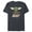 Navy Heather, variant on Grogu The Mandalorian Halloween Skeleton Boo - Short Sleeve Blended T-Shirt for Adults - Customized-Celadon Snow Heather