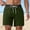 Army Green, variant on WIZUTIZ Men's Swim Trunks with Compression Liner 5 Inch Hawaiian Beach Drawstring Elastic Waist Board Shorts