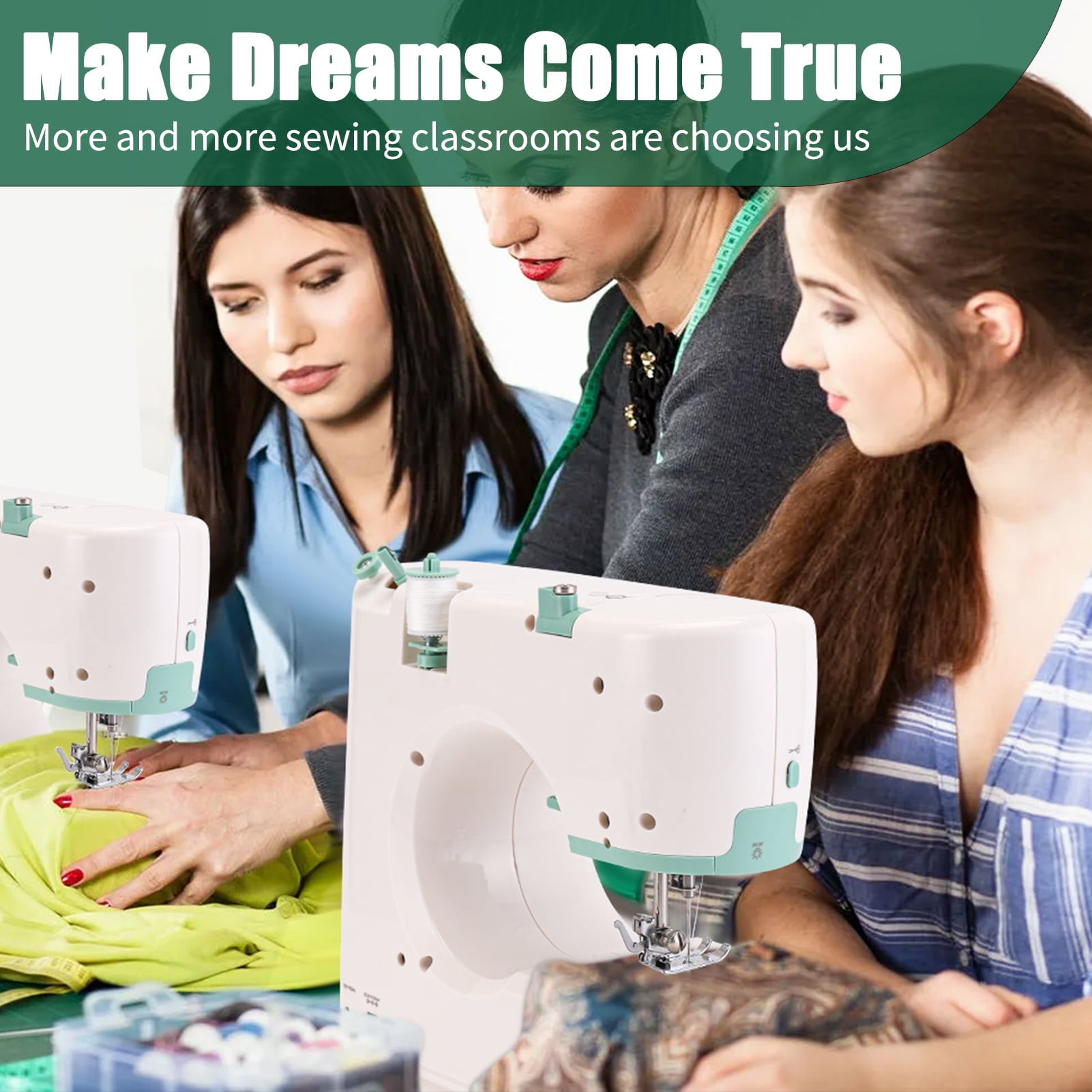 Sewing & Quilting Machine with 12 Built-in Stitches – Lightweight Portable Free Arm Design for Mending Clothes, DIY Quilting, and Small Projects | Beginner-Friendly Home Sewing Kit
