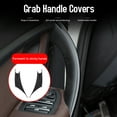 thumbnail image 3 of Car Interior Door Panel Grab Handle Covers ABS Replacement for BMW 3/4 Series 2012-2018 F30 F35 320i 320Li 328i 328Li 335i 335Li Black-matte 2 Pcs, 3 of 7