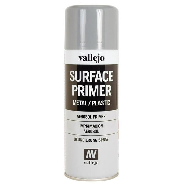 Spray Grey Primer 400ml Hobby Plastic Model Kit Paint Acrylicos Vallejo