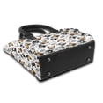 thumbnail image 3 of Lsque French Bulldog3 Pattern Leather Rivet Shoulder Bag – Elegant Genuine Leather & Microfiber PU Crossbody with Detachable Adjustable Strap, 3 of 5