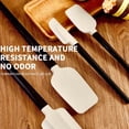 thumbnail image 3 of Wooden Handle Kitchen Scraper Spatula for Baking Mixing Dough Bowl Cleaning 1-Pack, 3 of 6