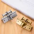 thumbnail image 4 of Boovnll Tool Kit, 2Pcs 4 Inch Invisible Door Spring Hinge Automatic Door Closing Hinge Wooden Door Hinge Multifunctional Door Closer with Positioning 90 Degrees, Tool Set, Home Essentials, 4 of 5