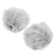 thumbnail image 1 of Rabbit Tail Costume Accessory Soft Plush Round Shape Women Cosplayers Masquerade Ball 2Pcs, 1 of 4