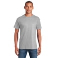 thumbnail image 4 of Mens Cotton Crew Neck Short Sleeve T-Shirts | Ash Color | (1-Pack Short Sleeve, 3XL) | Crown Craze, 4 of 6