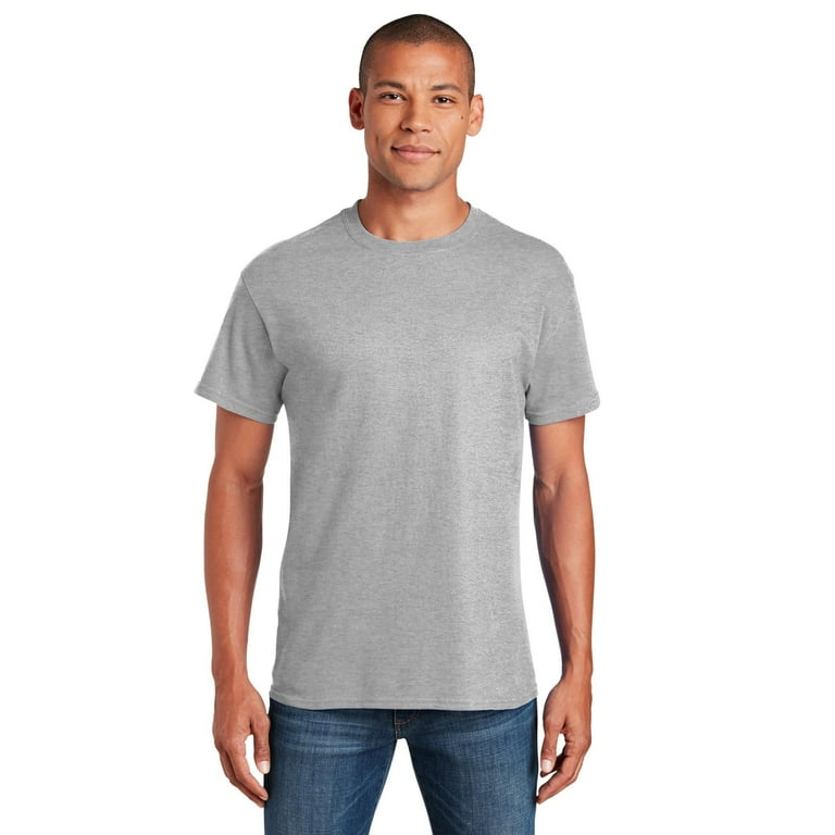 Mens Cotton Crew Neck Short Sleeve T-Shirts | Ash Color | (1-Pack
