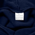 thumbnail image 6 of Babcutegg Mens Letter Print Outfit 2-Piece Hooded Sweathsirt and Jogger Sweatpants Loose Casual Set Navy Size 2XL, 6 of 8