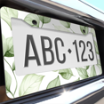 thumbnail image 6 of 1 Pcs Green Leaves License Plate Frame, License Plate Cover for Car Decorative Parts, Aluminum License Plate Bracket Holder Rust-Proof Weather-Proof for US Standard Car, 6 of 9