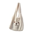 thumbnail image 3 of Bolso de Mano de Felpa para Mujer, 3 Uds., Bolso de Hombro Individual, Estilos Versátiles, Ligero Fernando Tote de hombro, 3 of 8