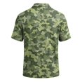 thumbnail image 4 of Mfakffe Men's Polo Shirts Summer Casual Golf Tshirts Big and Tall Short Sleeve Lapel Collar Tees Business Cotton Tops (Camouflage, 2XL), 4 of 5