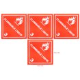 thumbnail image 3 of 20 Pcs Autocollants Liquides Inflammables, Étiquettes d'Expédition Adhésives, 3 of 9