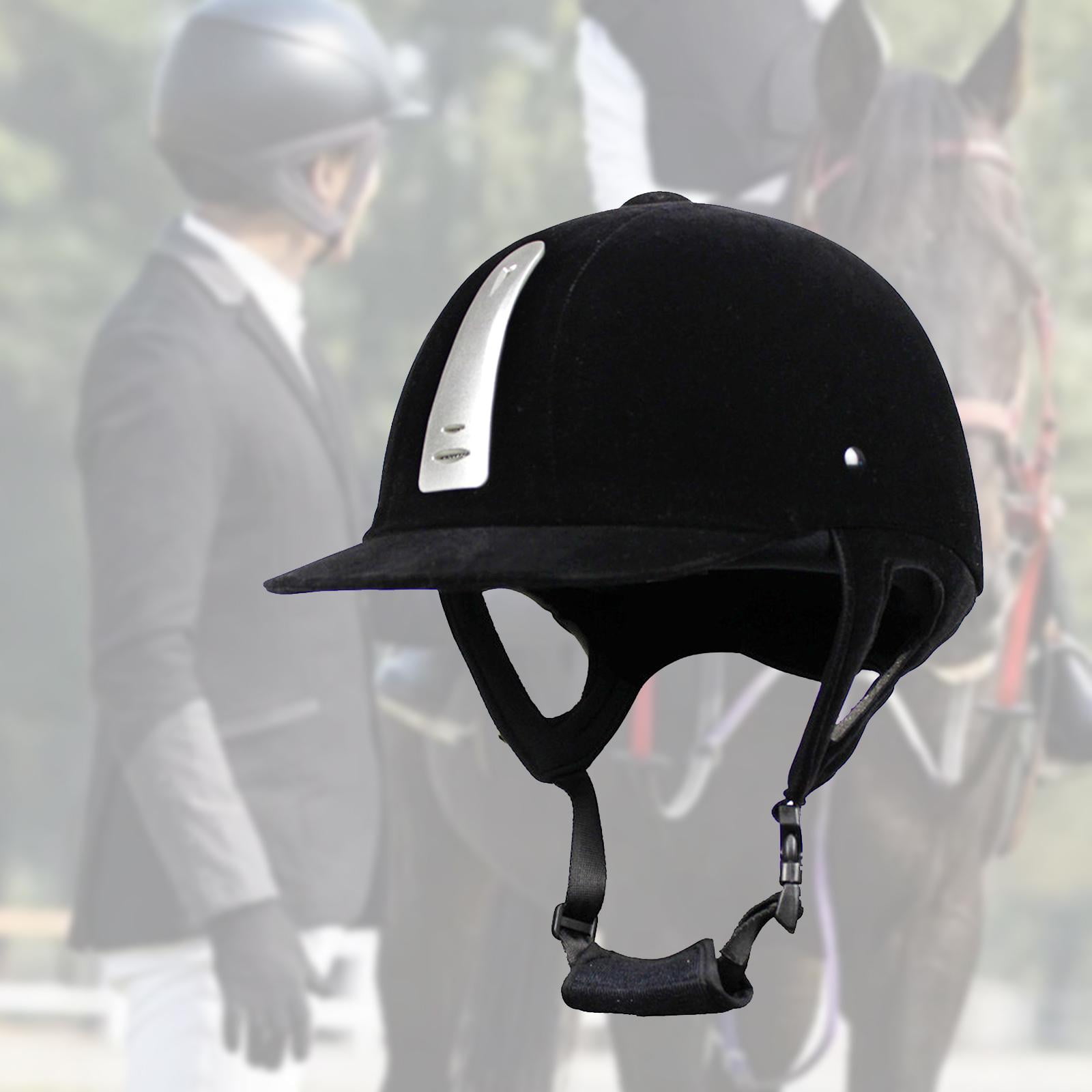 Wswqop Men Women Equestrian Hat Equestrian Equipment Comfortable Outdoor Sports Hat Cap M