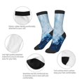 thumbnail image 3 of Fuzoiu Abstract Ocean Waves Print Kids Socks For Boys Girls,Grip Crew Socks with Non Slip,Lightweight Stretch Crew Socks,Toddlers Crew Boot Socks, 3 of 5