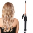 thumbnail image 4 of Tebru Ceramic Barrel Curler, Thin Curling Iron Wand Small Curling Wand Ceramic Barrel Hair Curler 9mm 110‑240V, 4 of 9