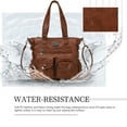 thumbnail image 6 of KL928 Large Capacity Bag Work Leather Tote Bags For Women Travel Large Casual Crossbody Handbag, 6 of 7