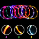 thumbnail image 3 of Collar para perros recargable con luz, lámpara para perros resistente al agua IP67 para paseos nocturnos, ajustable,, 3 of 5