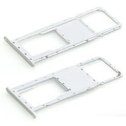 1 Pcs For Samsung Galaxy A11 SM-A115AZKAATT Replacement SIM Card MicroSD Holder Tray White